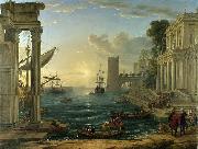 The Embarkation of the Queen of Sheba, Claude Lorrain